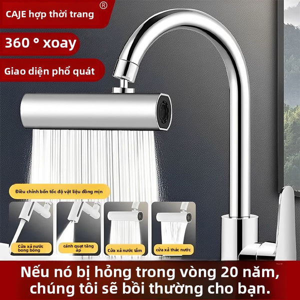 vòi nước xoay vạn hướng chống bắn tung tóe đồ tạo tác bồn rửa chén gia đìn